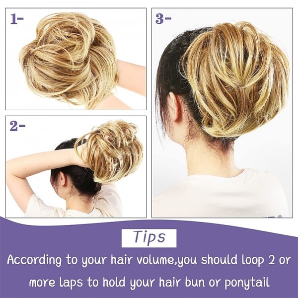 4 Pcs Messy Hair Bun Straight Hairpiece Tousled Updo for Women Hair Extensions Short Ponytail Elastic Scrunchies Curly Hair Accessories 4 Pcs Messy Hair Bun Straight Hairpiece Tousled Updo for Women Hair Extensions Short Ponytail Elastic Scrunchies Curly Hair Accessories