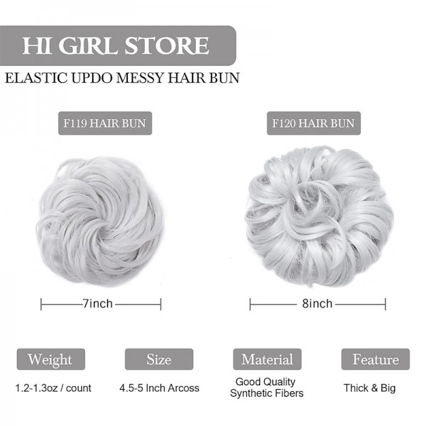 Messy Buns Hairpiece Hair Scrunchies Full Thick Updo Hair Piece With Elastic Rubber Band Hair Bun Extension Curly Wavy Synthetic Donut Hair Chignons For Women Girls Messy Buns Hairpiece Hair Scrunchies Full Thick Updo Hair Piece With Elastic Rubber Band Hair Bun Extension Curly Wavy Synthetic Donut Hair Chignons For Women Girls