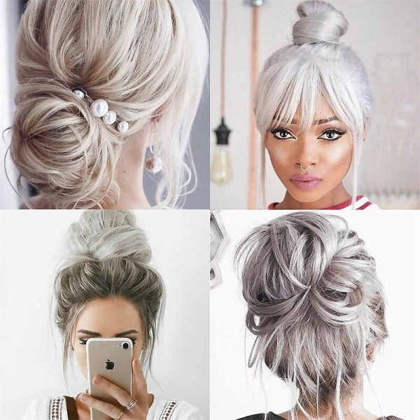 Messy Buns Hairpiece Hair Scrunchies Full Thick Updo Hair Piece With Elastic Rubber Band Hair Bun Extension Curly Wavy Synthetic Donut Hair Chignons For Women Girls Messy Buns Hairpiece Hair Scrunchies Full Thick Updo Hair Piece With Elastic Rubber Band Hair Bun Extension Curly Wavy Synthetic Donut Hair Chignons For Women Girls