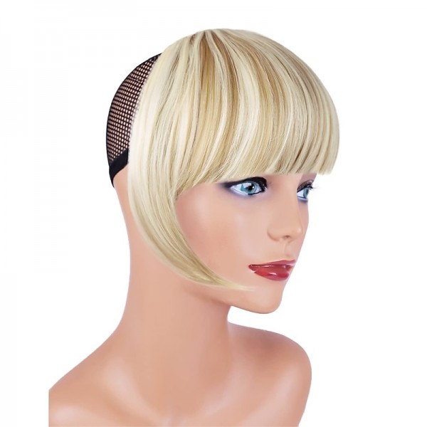 Blonde Bangs Clip in Bangs Blonde Clip in Thick Natural Full Front Neat Bangs Straight Fringe Bang with Temples One Piece Hairpiece Blonde Bangs Clip in Bangs Blonde Clip in Thick Natural Full Front Neat Bangs Straight Fringe Bang with Temples One Piece Hairpiece