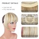 Blonde Bangs Clip in Bangs Blonde Clip in Thick Natural Full Front Neat Bangs Straight Fringe Bang with Temples One Piece Hairpiece Blonde Bangs Clip in Bangs Blonde Clip in Thick Natural Full Front Neat Bangs Straight Fringe Bang with Temples One Piece Hairpiece
