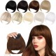 Blonde Bangs Clip in Bangs Blonde Clip in Thick Natural Full Front Neat Bangs Straight Fringe Bang with Temples One Piece Hairpiece Blonde Bangs Clip in Bangs Blonde Clip in Thick Natural Full Front Neat Bangs Straight Fringe Bang with Temples One Piece Hairpiece