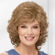 Middle Soft Wispy Layers with Sides Brushed Forward Or Back Wig For A Natural Look / Multi-tonal Shades of Blonde and Brown for White Women Fluffy Synthetic Hair Middle Soft Wispy Layers with Sides Brushed Forward Or Back Wig For A Natural Look / Multi-tonal Shades of Blonde and Brown for White Women Fluffy Synthetic Hair