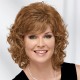 Middle Soft Wispy Layers with Sides Brushed Forward Or Back Wig For A Natural Look / Multi-tonal Shades of Blonde and Brown for White Women Fluffy Synthetic Hair Middle Soft Wispy Layers with Sides Brushed Forward Or Back Wig For A Natural Look / Multi-tonal Shades of Blonde and Brown for White Women Fluffy Synthetic Hair