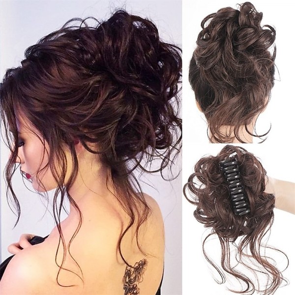 Claw Messy Bun Hair Pieces Clip Wavy Curly Hair Chignon Clip in Hairpieces Tousled Updo Donut Hair Bun Synthetic Fake Hair Ponytail for Women Girls Claw Messy Bun Hair Pieces Clip Wavy Curly Hair Chignon Clip in Hairpieces Tousled Updo Donut Hair Bun Synthetic Fake Hair Ponytail for Women Girls