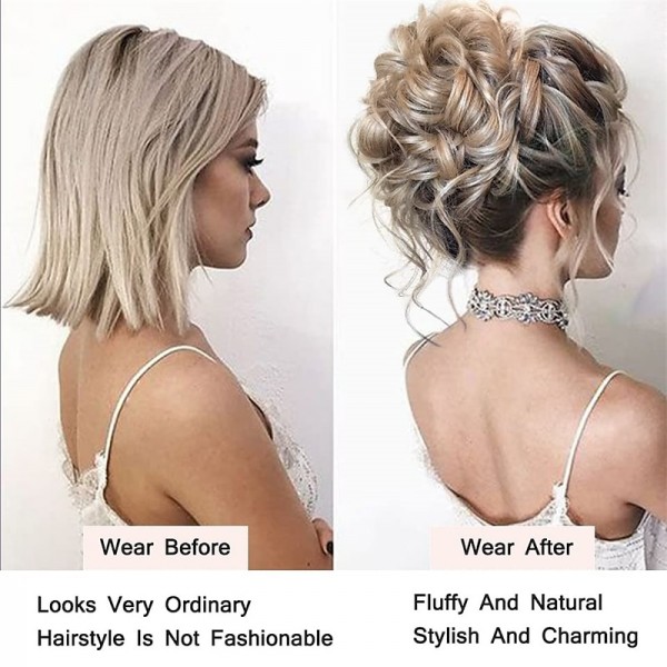 Claw Messy Bun Hair Pieces Clip Wavy Curly Hair Chignon Clip in Hairpieces Tousled Updo Donut Hair Bun Synthetic Fake Hair Ponytail for Women Girls Claw Messy Bun Hair Pieces Clip Wavy Curly Hair Chignon Clip in Hairpieces Tousled Updo Donut Hair Bun Synthetic Fake Hair Ponytail for Women Girls
