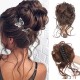 Claw Messy Bun Hair Pieces Clip Wavy Curly Hair Chignon Clip in Hairpieces Tousled Updo Donut Hair Bun Synthetic Fake Hair Ponytail for Women Girls Claw Messy Bun Hair Pieces Clip Wavy Curly Hair Chignon Clip in Hairpieces Tousled Updo Donut Hair Bun Synthetic Fake Hair Ponytail for Women Girls