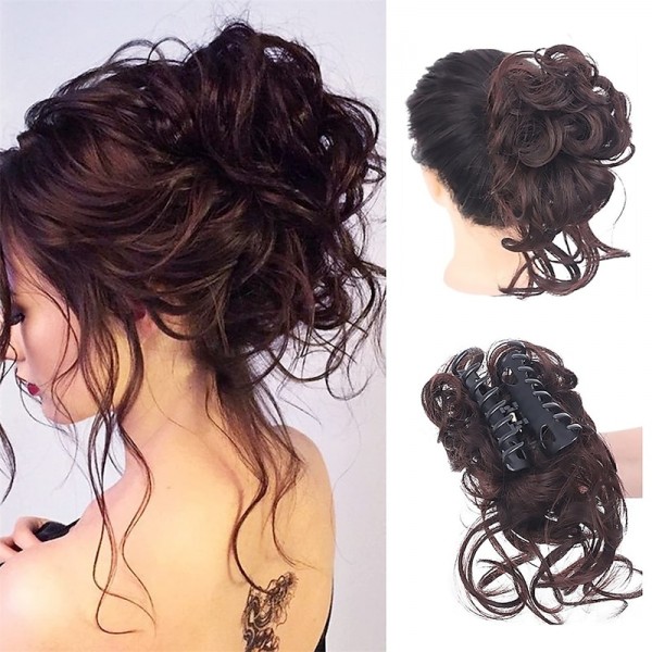 Claw Messy Bun Hair Pieces Clip Wavy Curly Hair Chignon Clip in Hairpieces Tousled Updo Donut Hair Bun Synthetic Fake Hair Ponytail for Women Girls Claw Messy Bun Hair Pieces Clip Wavy Curly Hair Chignon Clip in Hairpieces Tousled Updo Donut Hair Bun Synthetic Fake Hair Ponytail for Women Girls