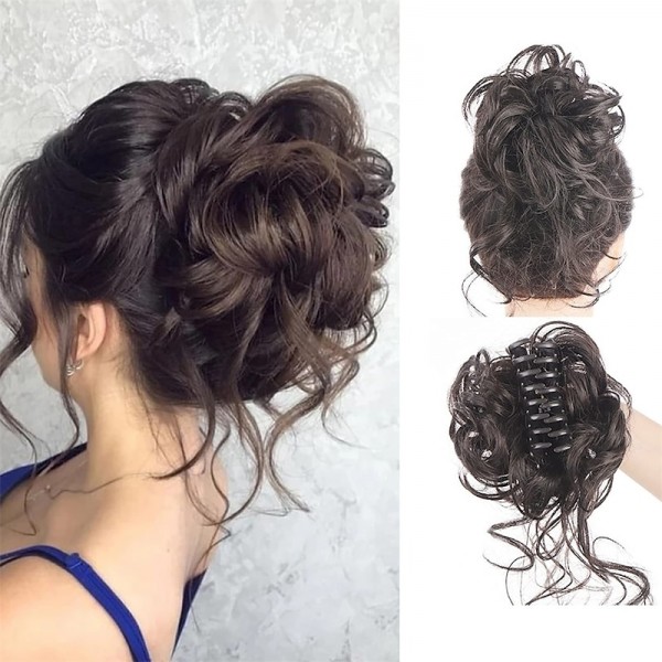 Claw Messy Bun Hair Pieces Clip Wavy Curly Hair Chignon Clip in Hairpieces Tousled Updo Donut Hair Bun Synthetic Fake Hair Ponytail for Women Girls Claw Messy Bun Hair Pieces Clip Wavy Curly Hair Chignon Clip in Hairpieces Tousled Updo Donut Hair Bun Synthetic Fake Hair Ponytail for Women Girls