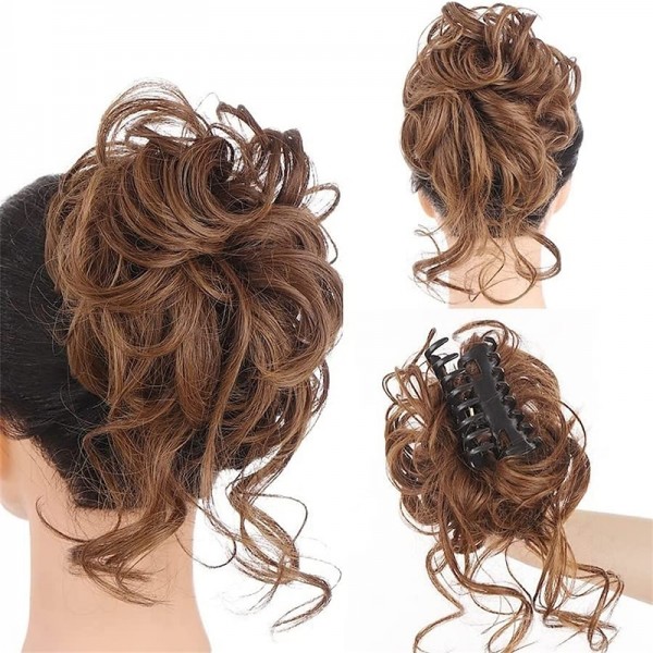 Claw Messy Bun Hair Pieces Clip Wavy Curly Hair Chignon Clip in Hairpieces Tousled Updo Donut Hair Bun Synthetic Fake Hair Ponytail for Women Girls Claw Messy Bun Hair Pieces Clip Wavy Curly Hair Chignon Clip in Hairpieces Tousled Updo Donut Hair Bun Synthetic Fake Hair Ponytail for Women Girls
