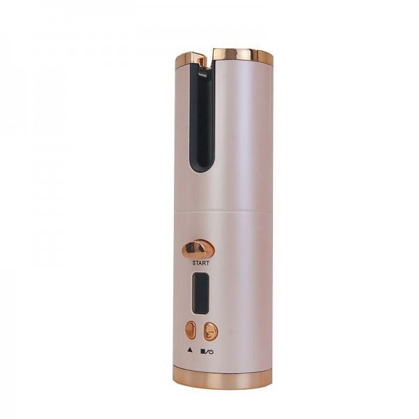 Cordless Auto Hair Curler Automatic Curling Iron with LCD Display Adjustable Temperature & Timer Portable Rechargeable Rotating Ceramic Barrel Curling Wand Fast Heating for Hair Styling Cordless Auto Hair Curler Automatic Curling Iron with LCD Display Adjustable Temperature & Timer Portable Rechargeable Rotating Ceramic Barrel Curling Wand Fast Heating for Hair Styling