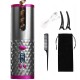 Cordless Auto Hair Curler Automatic Curling Iron with LCD Display Adjustable Temperature & Timer Portable Rechargeable Rotating Ceramic Barrel Curling Wand Fast Heating for Hair Styling Cordless Auto Hair Curler Automatic Curling Iron with LCD Display Adjustable Temperature & Timer Portable Rechargeable Rotating Ceramic Barrel Curling Wand Fast Heating for Hair Styling