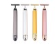 Beauty Bar 24k Golden Pulse Facial Massager T-Shape Electric Sign Face Massage Tools for Sensitive Skin Face Pull Tight Firming Lift