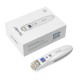 2023 Newest 540pins EMS Derma Roller Micro Current Microneedling Roller with Red Blue Light Therapy and Vibration Bio Roller G5
