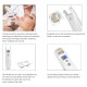 2023 Newest 540pins EMS Derma Roller Micro Current Microneedling Roller with Red Blue Light Therapy and Vibration Bio Roller G5