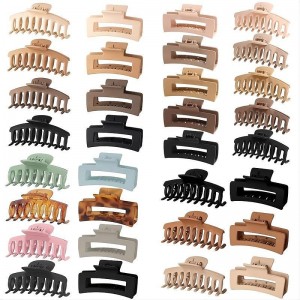 8/10 Clips For Women Thick Hair &amp; Thin Hair, 90&#039;s Vintage Jaw Clips