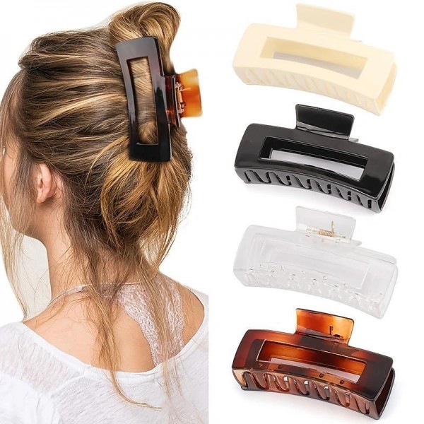 8/10 Clips For Women Thick Hair & Thin Hair, 90's Vintage Jaw Clips 8/10 Clips For Women Thick Hair & Thin Hair, 90's Vintage Jaw Clips