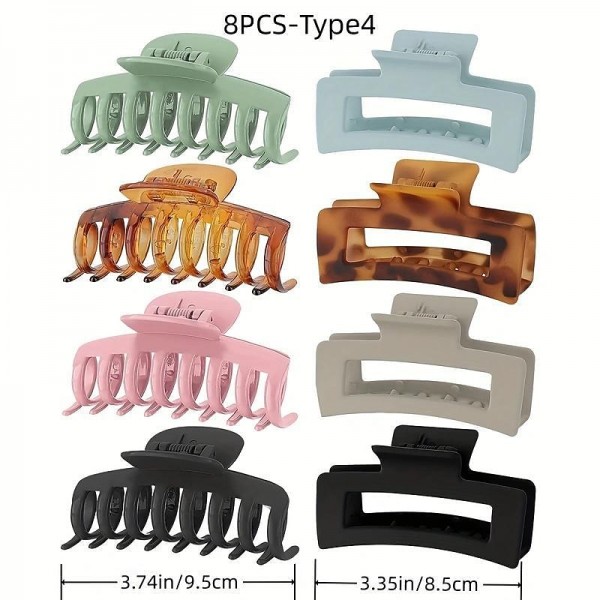 8/10 Clips For Women Thick Hair & Thin Hair, 90's Vintage Jaw Clips 8/10 Clips For Women Thick Hair & Thin Hair, 90's Vintage Jaw Clips
