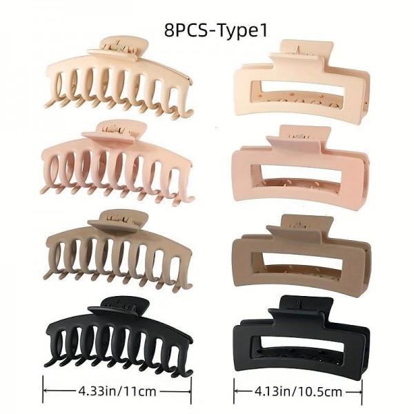 8/10 Clips For Women Thick Hair & Thin Hair, 90's Vintage Jaw Clips 8/10 Clips For Women Thick Hair & Thin Hair, 90's Vintage Jaw Clips