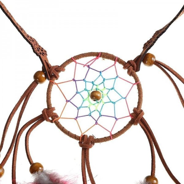 Bohemian Dreamcatcher Feather Headband Gypsy Headpiece Feather Tassel Elastic Band Beaded Hairband Hippie Costume Accessories For Women And Girls Bohemian Dreamcatcher Feather Headband Gypsy Headpiece Feather Tassel Elastic Band Beaded Hairband Hippie Costume Accessories For Women And Girls