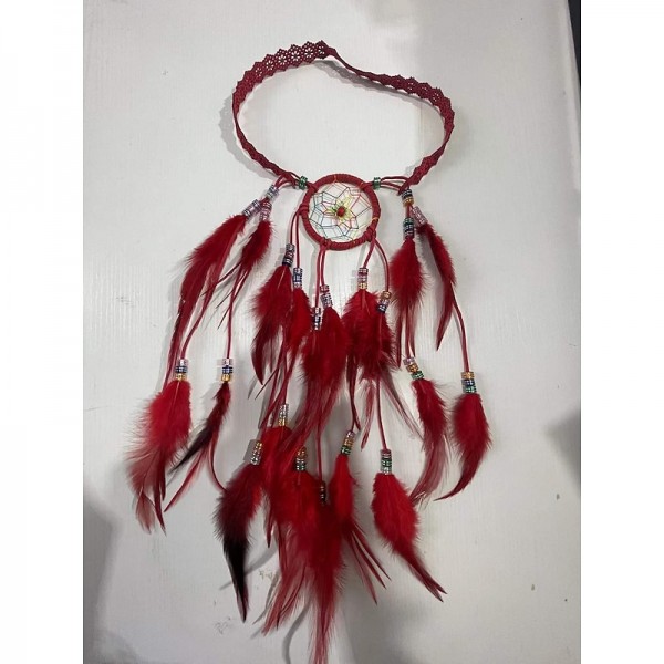Bohemian Dreamcatcher Feather Headband Gypsy Headpiece Feather Tassel Elastic Band Beaded Hairband Hippie Costume Accessories For Women And Girls Bohemian Dreamcatcher Feather Headband Gypsy Headpiece Feather Tassel Elastic Band Beaded Hairband Hippie Costume Accessories For Women And Girls