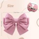 Big Satin Layered Hair Bows for Women Girls 7 Inch Pink Blue Barrette Hair Clip Large Ribbon Bows Style Hair Accessories Big Satin Layered Hair Bows for Women Girls 7 Inch Pink Blue Barrette Hair Clip Large Ribbon Bows Style Hair Accessories