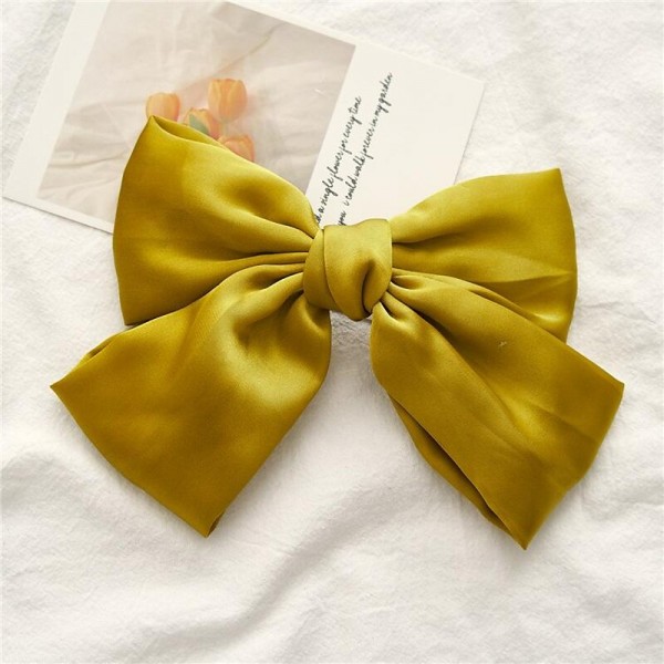 Big Satin Layered Hair Bows for Women Girls 7 Inch Pink Blue Barrette Hair Clip Large Ribbon Bows Style Hair Accessories Big Satin Layered Hair Bows for Women Girls 7 Inch Pink Blue Barrette Hair Clip Large Ribbon Bows Style Hair Accessories