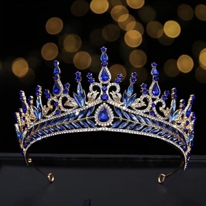 Luxury Baroque Crystal Bridal Tiaras Rhinestone Crown Bridal Diadem Wedding Hair Accessories For Women&#039;s Fashion Jewelry