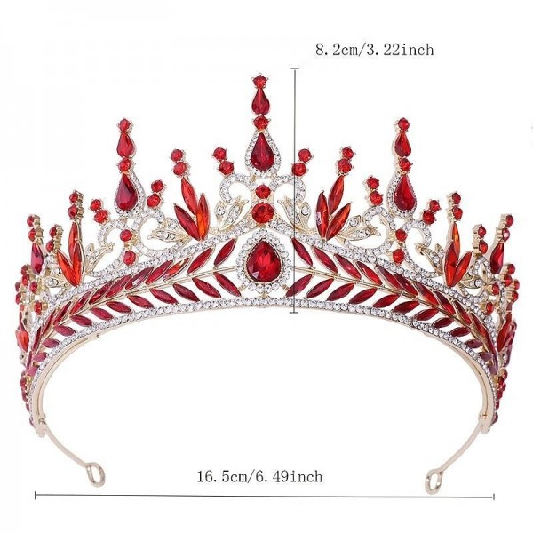 Luxury Baroque Crystal Bridal Tiaras Rhinestone Crown Bridal Diadem Wedding Hair Accessories For Women's Fashion Jewelry Luxury Baroque Crystal Bridal Tiaras Rhinestone Crown Bridal Diadem Wedding Hair Accessories For Women's Fashion Jewelry