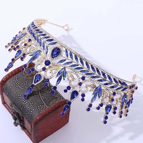 Luxury Baroque Crystal Bridal Tiaras Rhinestone Crown Bridal Diadem Wedding Hair Accessories For Women's Fashion Jewelry Luxury Baroque Crystal Bridal Tiaras Rhinestone Crown Bridal Diadem Wedding Hair Accessories For Women's Fashion Jewelry