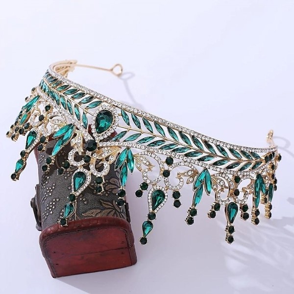Luxury Baroque Crystal Bridal Tiaras Rhinestone Crown Bridal Diadem Wedding Hair Accessories For Women's Fashion Jewelry Luxury Baroque Crystal Bridal Tiaras Rhinestone Crown Bridal Diadem Wedding Hair Accessories For Women's Fashion Jewelry