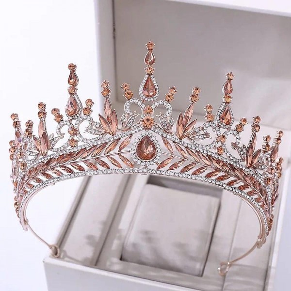 Luxury Baroque Crystal Bridal Tiaras Rhinestone Crown Bridal Diadem Wedding Hair Accessories For Women's Fashion Jewelry Luxury Baroque Crystal Bridal Tiaras Rhinestone Crown Bridal Diadem Wedding Hair Accessories For Women's Fashion Jewelry