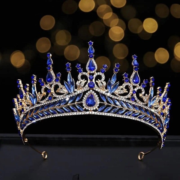Luxury Baroque Crystal Bridal Tiaras Rhinestone Crown Bridal Diadem Wedding Hair Accessories For Women's Fashion Jewelry Luxury Baroque Crystal Bridal Tiaras Rhinestone Crown Bridal Diadem Wedding Hair Accessories For Women's Fashion Jewelry