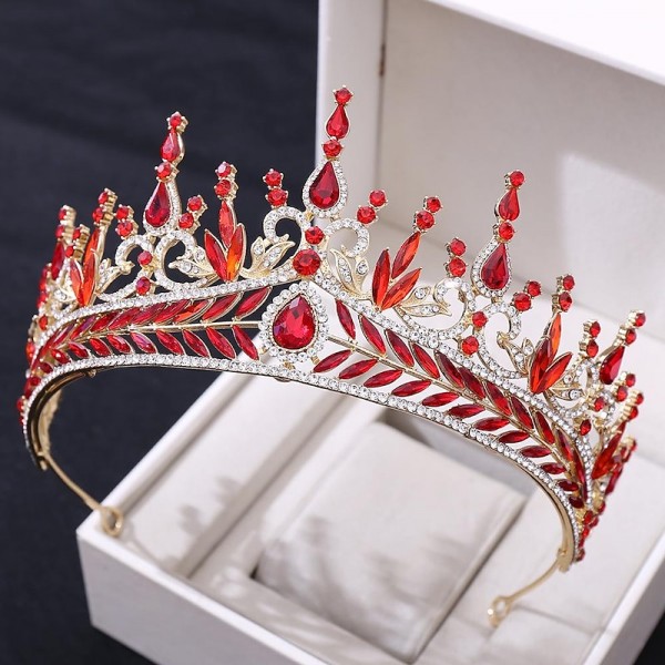 Luxury Baroque Crystal Bridal Tiaras Rhinestone Crown Bridal Diadem Wedding Hair Accessories For Women's Fashion Jewelry Luxury Baroque Crystal Bridal Tiaras Rhinestone Crown Bridal Diadem Wedding Hair Accessories For Women's Fashion Jewelry