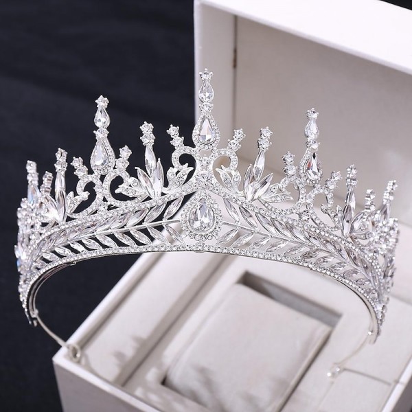 Luxury Baroque Crystal Bridal Tiaras Rhinestone Crown Bridal Diadem Wedding Hair Accessories For Women's Fashion Jewelry Luxury Baroque Crystal Bridal Tiaras Rhinestone Crown Bridal Diadem Wedding Hair Accessories For Women's Fashion Jewelry