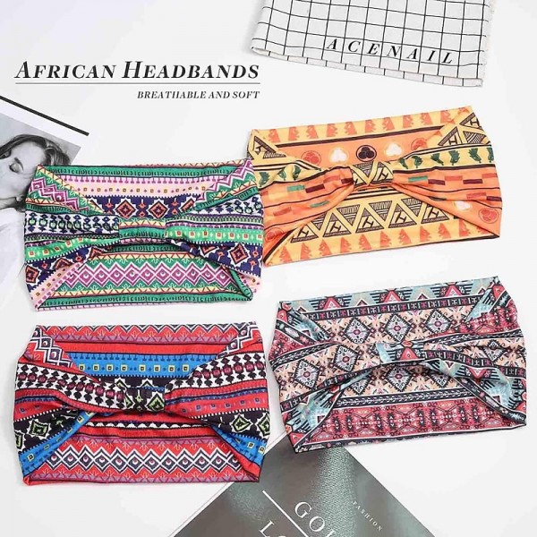 1PC African Headbands for Women Wide Knotted Headband Turban Elastic Hairbands Non Slip Hairband Floral Boho Head Bands Workout Head Wraps Running Yoga Cotton Head Scarfs Bohemian Hair Accessories for Women and Girls 1PC African Headbands for Women Wide Knotted Headband Turban Elastic Hairbands Non Slip Hairband Floral Boho Head Bands Workout Head Wraps Running Yoga Cotton Head Scarfs Bohemian Hair Accessories for Women and Girls