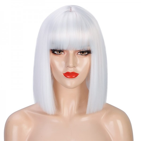Black Bob Wig with Bangs Short Black Wig for Women Straight Bob Wigs Heat Resistant Synthetic wig Mia Wallace Cleopatra Cospaly Daily Party Use 12 Black Bob Wig with Bangs Short Black Wig for Women Straight Bob Wigs Heat Resistant Synthetic wig Mia Wallace Cleopatra Cospaly Daily Party Use 12