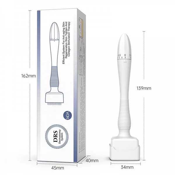 Authentic 140Pins DRS Derma Stamp Adjustable Depth Microneedle Roller Skincare Authentic 140Pins DRS Derma Stamp Adjustable Depth Microneedle Roller Skincare