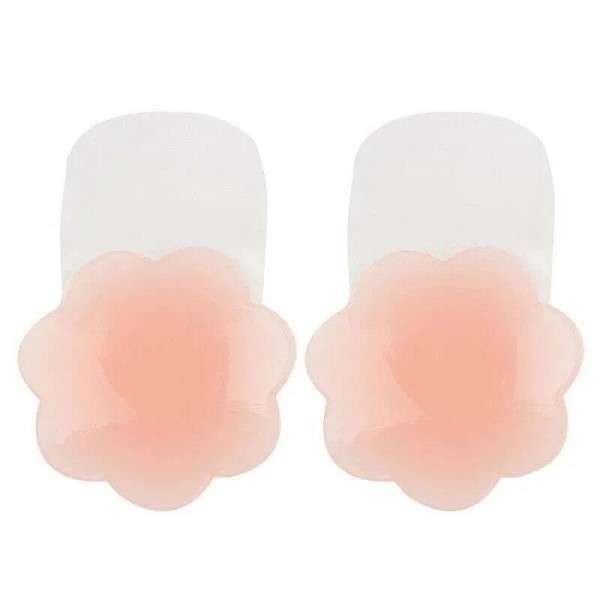 A Pair Nude Sticky Breast Lift Pasties - Adhesive Breast Tape for Women - Increase Breast Size and Shape - Comfortable and Discreet A Pair Nude Sticky Breast Lift Pasties - Adhesive Breast Tape for Women - Increase Breast Size and Shape - Comfortable and Discreet