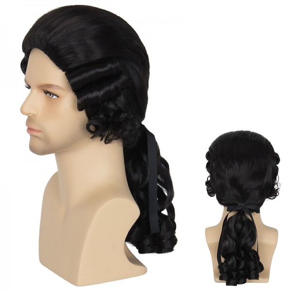 Colonial Wig Powdered Wig Men Blonde Wig Historical Halloween Costume Wig 18Th Century Peruke Wig Colonial Wig Powdered Wig Men Blonde Wig Historical Halloween Costume Wig 18Th Century Peruke Wig