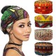 Bohemian Printed Headband Elastic Sweat-absorbent Headband Non Slip Wide Knotted Headband Turban Head Scarfs Bohemian Hair Accessories Bohemian Printed Headband Elastic Sweat-absorbent Headband Non Slip Wide Knotted Headband Turban Head Scarfs Bohemian Hair Accessories