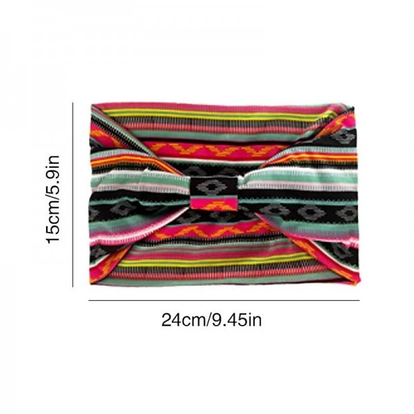 Bohemian Printed Headband Elastic Sweat-absorbent Headband Non Slip Wide Knotted Headband Turban Head Scarfs Bohemian Hair Accessories Bohemian Printed Headband Elastic Sweat-absorbent Headband Non Slip Wide Knotted Headband Turban Head Scarfs Bohemian Hair Accessories