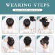 Messy Hair Bun Hair Wavy Curly Scrunchies Ponytail Extension Synthetic Extension Chignon for Women Updo Daily 1PCS Messy Hair Bun Hair Wavy Curly Scrunchies Ponytail Extension Synthetic Extension Chignon for Women Updo Daily 1PCS