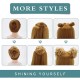 Messy Hair Bun Hair Wavy Curly Scrunchies Ponytail Extension Synthetic Extension Chignon for Women Updo Daily 1PCS Messy Hair Bun Hair Wavy Curly Scrunchies Ponytail Extension Synthetic Extension Chignon for Women Updo Daily 1PCS