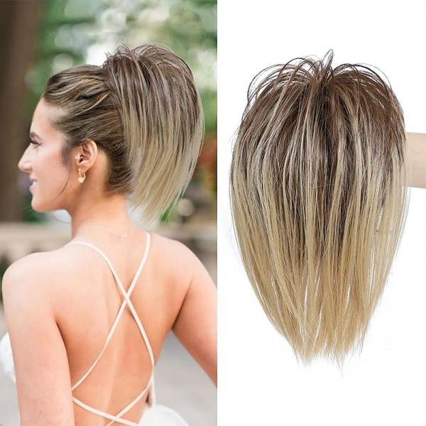 Messy Bun Hair Piece Claw Clip in Hair Buns Hair Piece for Women Straight Short High Ponytail Extension Tousled Updo Faux Hair Bun Scrunchies for Girls Messy Bun Hair Piece Claw Clip in Hair Buns Hair Piece for Women Straight Short High Ponytail Extension Tousled Updo Faux Hair Bun Scrunchies for Girls