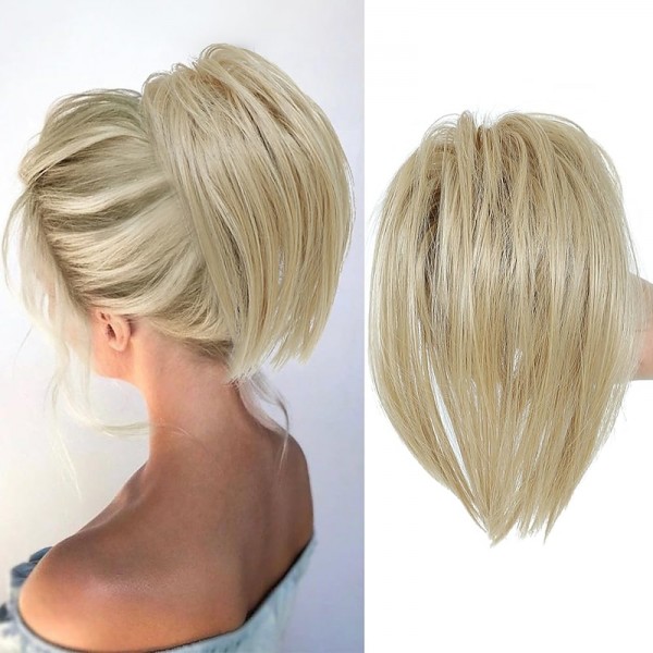 Messy Bun Hair Piece Claw Clip in Hair Buns Hair Piece for Women Straight Short High Ponytail Extension Tousled Updo Faux Hair Bun Scrunchies for Girls Messy Bun Hair Piece Claw Clip in Hair Buns Hair Piece for Women Straight Short High Ponytail Extension Tousled Updo Faux Hair Bun Scrunchies for Girls