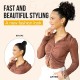 Gray Messy Bun Hair piece for Women Elastic Drawstring Loose Wave Large Curly Bun Messy Bun Scrunchie Synthetic Hair Bun Hair Extensions curly Hair Pieces for Women Daily Use Gray Messy Bun Hair piece for Women Elastic Drawstring Loose Wave Large Curly Bun Messy Bun Scrunchie Synthetic Hair Bun Hair Extensions curly Hair Pieces for Women Daily Use