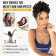 Gray Messy Bun Hair piece for Women Elastic Drawstring Loose Wave Large Curly Bun Messy Bun Scrunchie Synthetic Hair Bun Hair Extensions curly Hair Pieces for Women Daily Use Gray Messy Bun Hair piece for Women Elastic Drawstring Loose Wave Large Curly Bun Messy Bun Scrunchie Synthetic Hair Bun Hair Extensions curly Hair Pieces for Women Daily Use