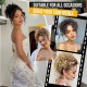 Gray Messy Bun Hair piece for Women Elastic Drawstring Loose Wave Large Curly Bun Messy Bun Scrunchie Synthetic Hair Bun Hair Extensions curly Hair Pieces for Women Daily Use Gray Messy Bun Hair piece for Women Elastic Drawstring Loose Wave Large Curly Bun Messy Bun Scrunchie Synthetic Hair Bun Hair Extensions curly Hair Pieces for Women Daily Use