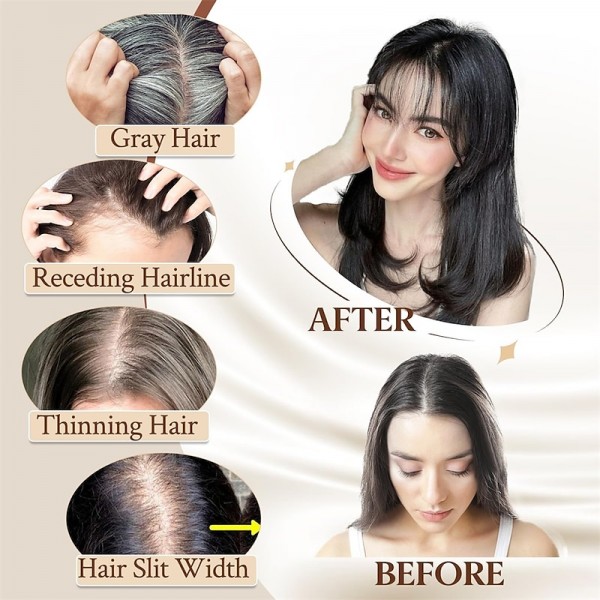 Hair Toppers for Women Adding Hair Volume Topper with Bangs 12 Inch Synthetic Invisible Clips in Hair Pieces with Thinning Hair Natural Looking Topper Hair Extension for Daily Use Hair Toppers for Women Adding Hair Volume Topper with Bangs 12 Inch Synthetic Invisible Clips in Hair Pieces with Thinning Hair Natural Looking Topper Hair Extension for Daily Use